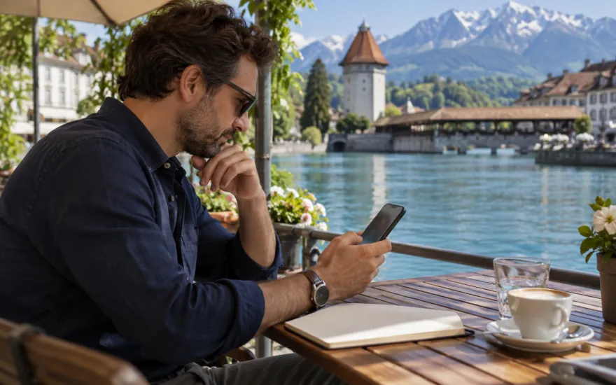 bestes online casino in der Schweiz: ruhige Prüfung persönlicher Angaben und Zahlungsinformationen vor Schweizer Kulisse
